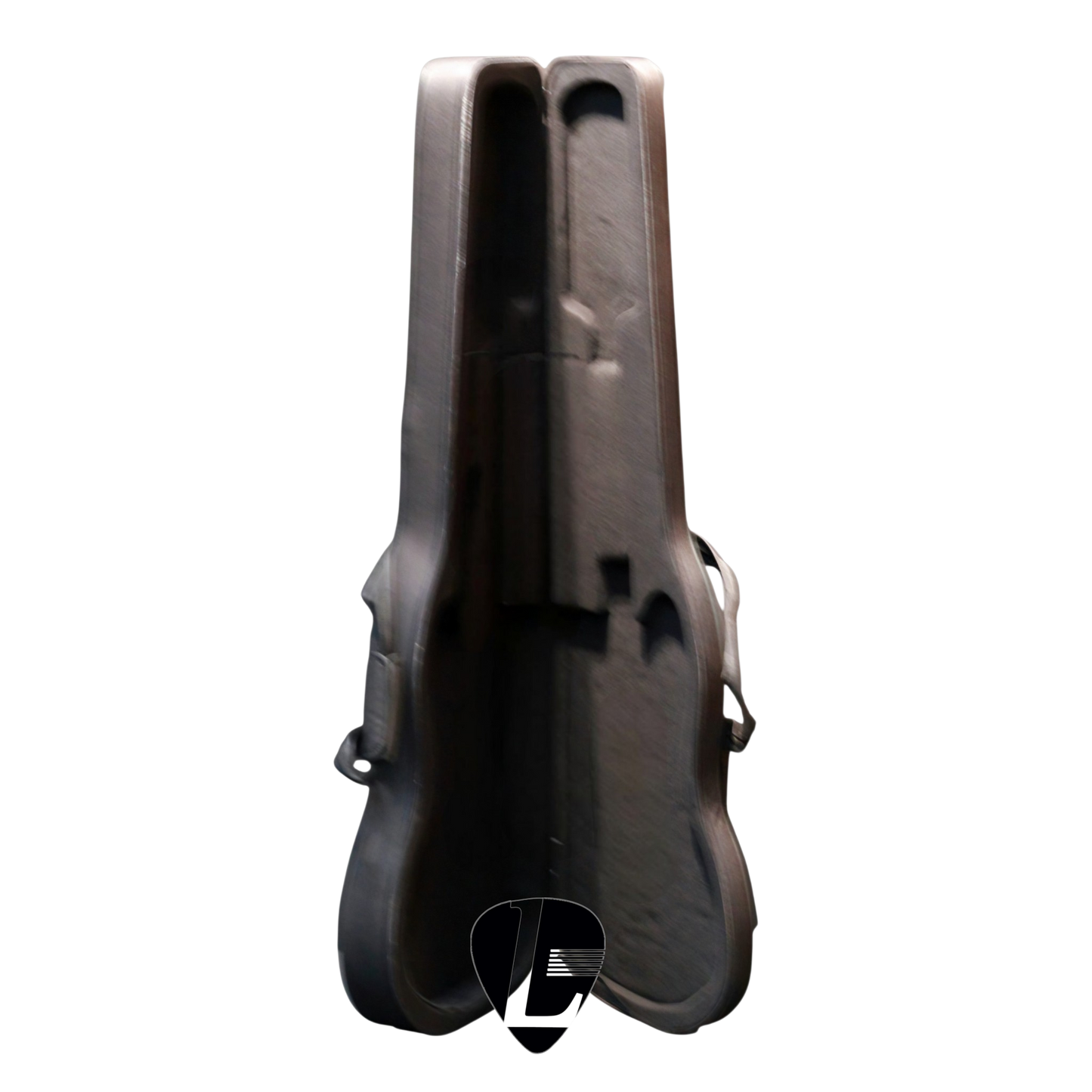 Luthier EPS BASS HardCase InnerVelvet AF203B fits Bass Guitars with Neck rest Neck-Compartment perfect vault to stabilize humidity & weather sudden changes