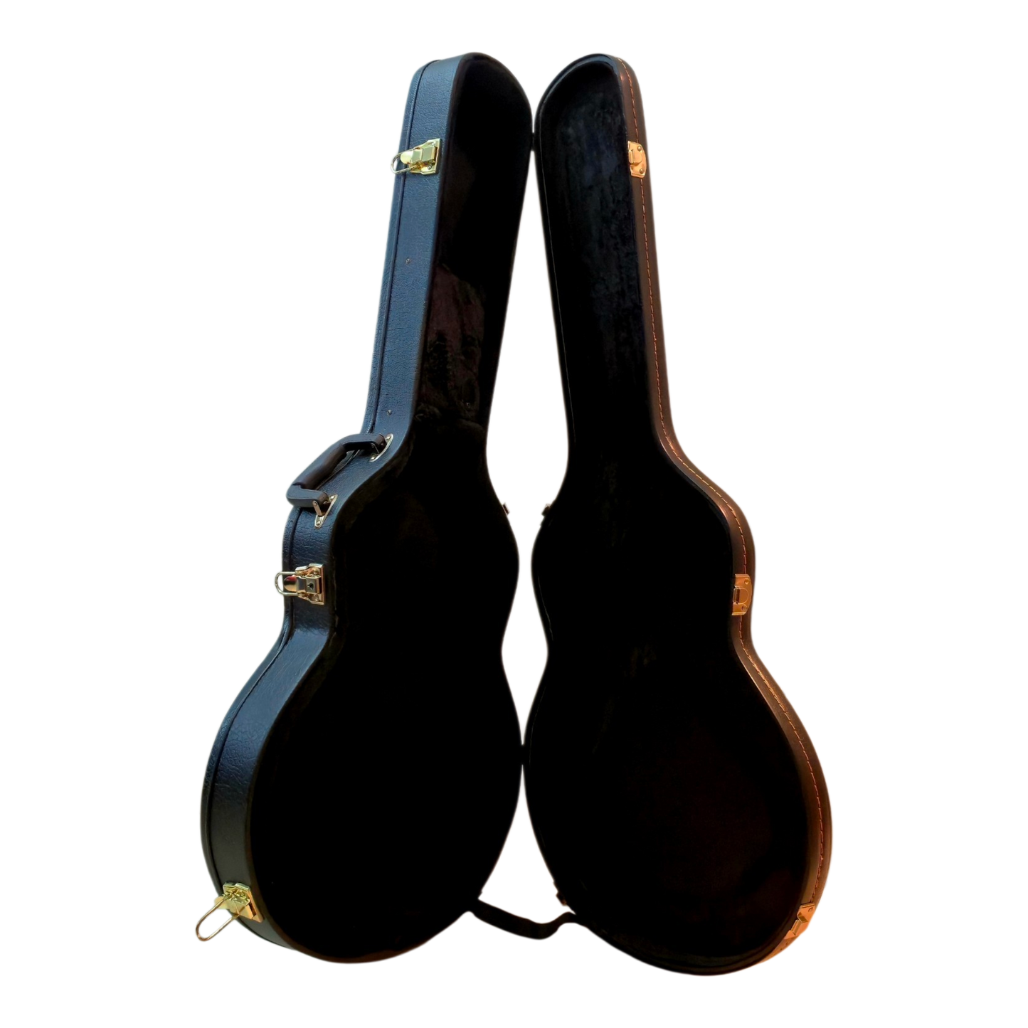 Luthier Jazz Thin-body Hardcase Black Leatheroid
