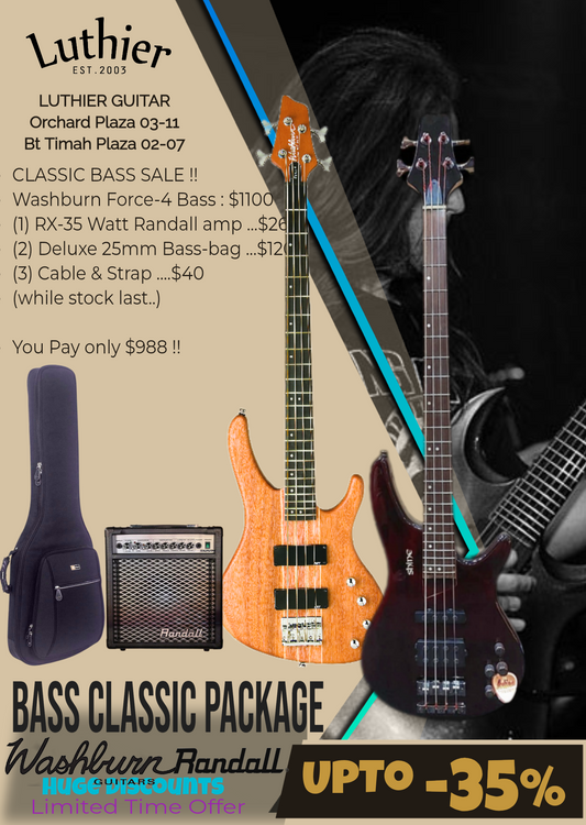 Electric Bass SB-604 classic package