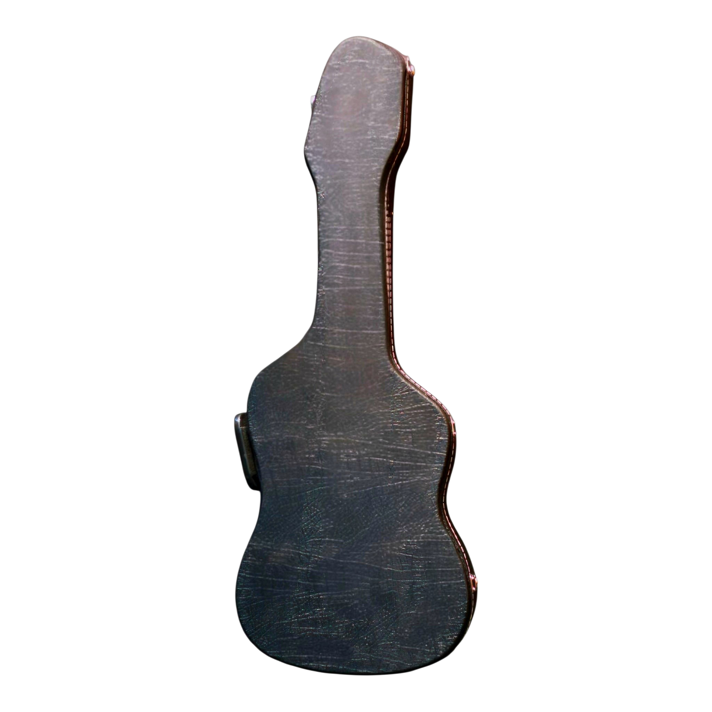 Luthier Black Vinyl Leatheroid exterior for bass-electric guitar, solid molded handle, chrome hardware