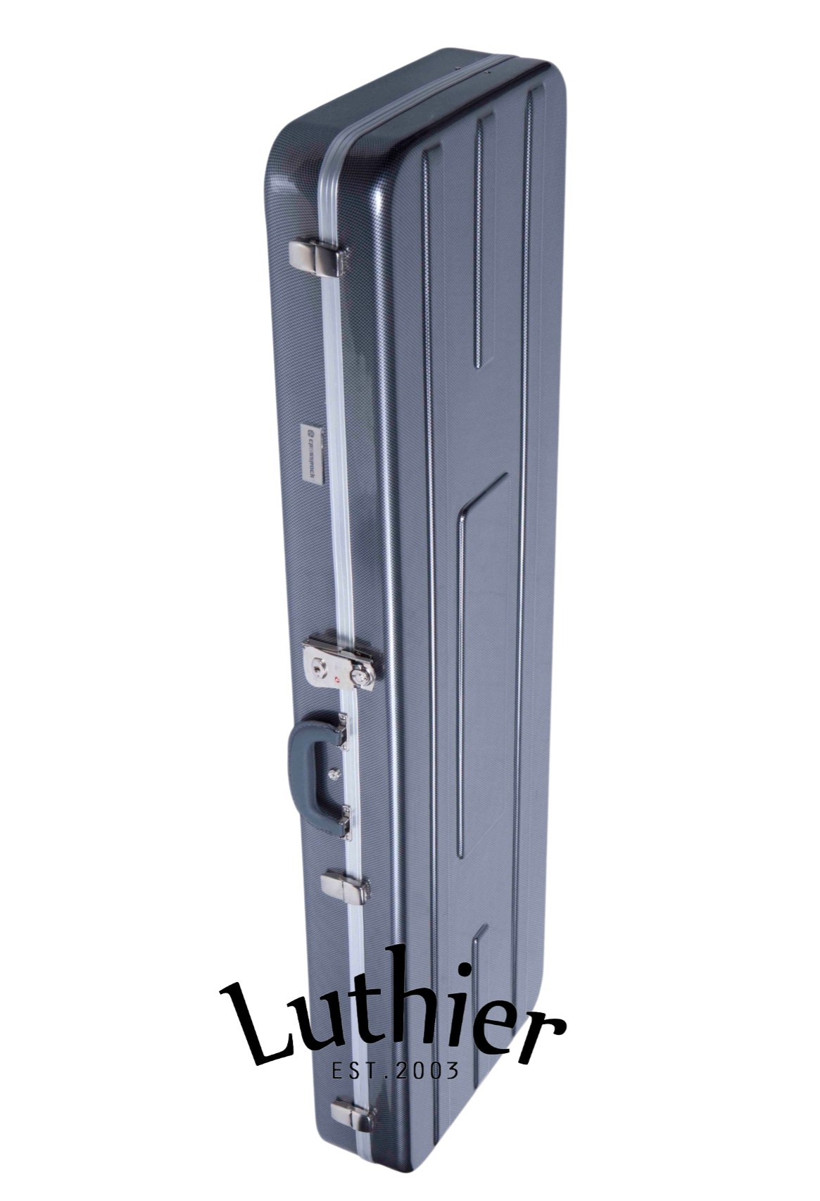 Deluxe Rectangular Crossrock Hard Case for any Electric Bass approved for Airport Check-in Luggage
