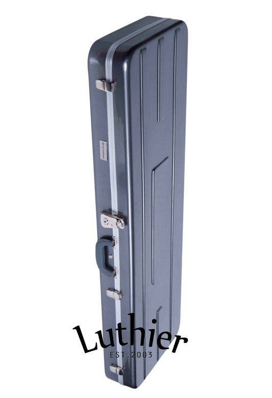 Deluxe Rectangular Crossrock Hard Case for any Electric Bass approved for Airport Check-in Luggage