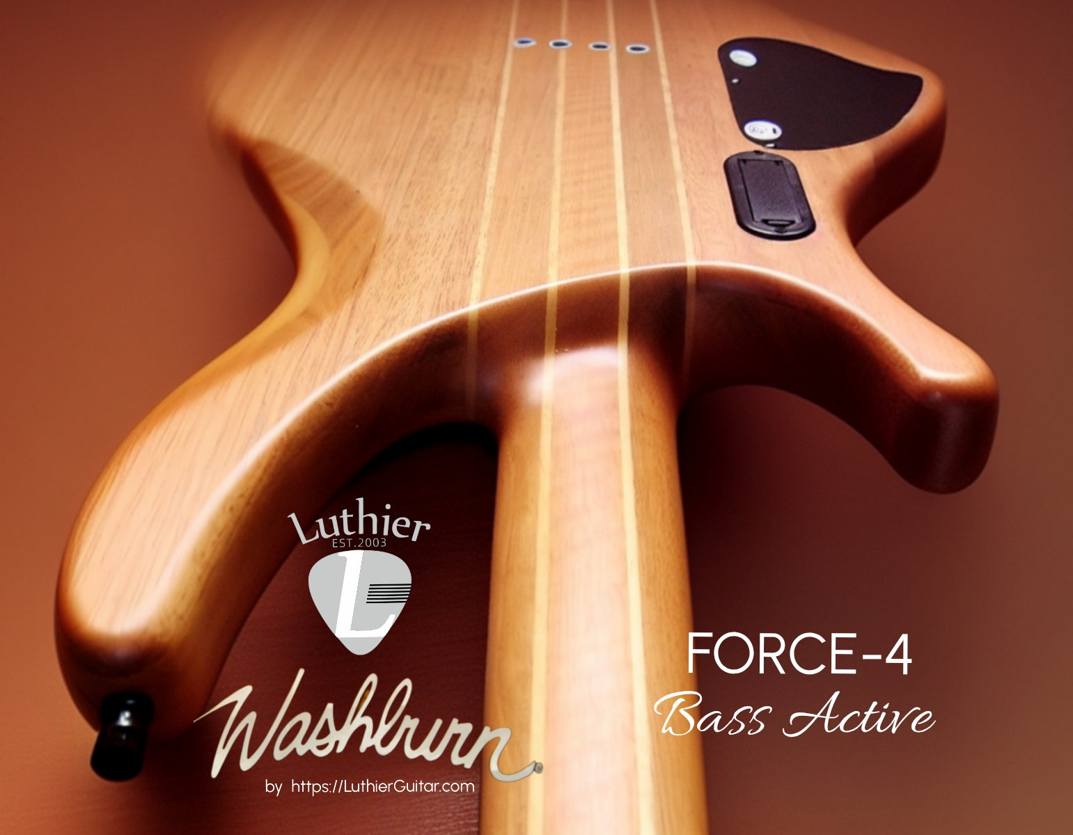 Washburn Force-4 4弦ベース ネックスルー アクティブ Washburn FORCE-4 Bass Guitar | Neck-Thru 4-String Electric Bass
