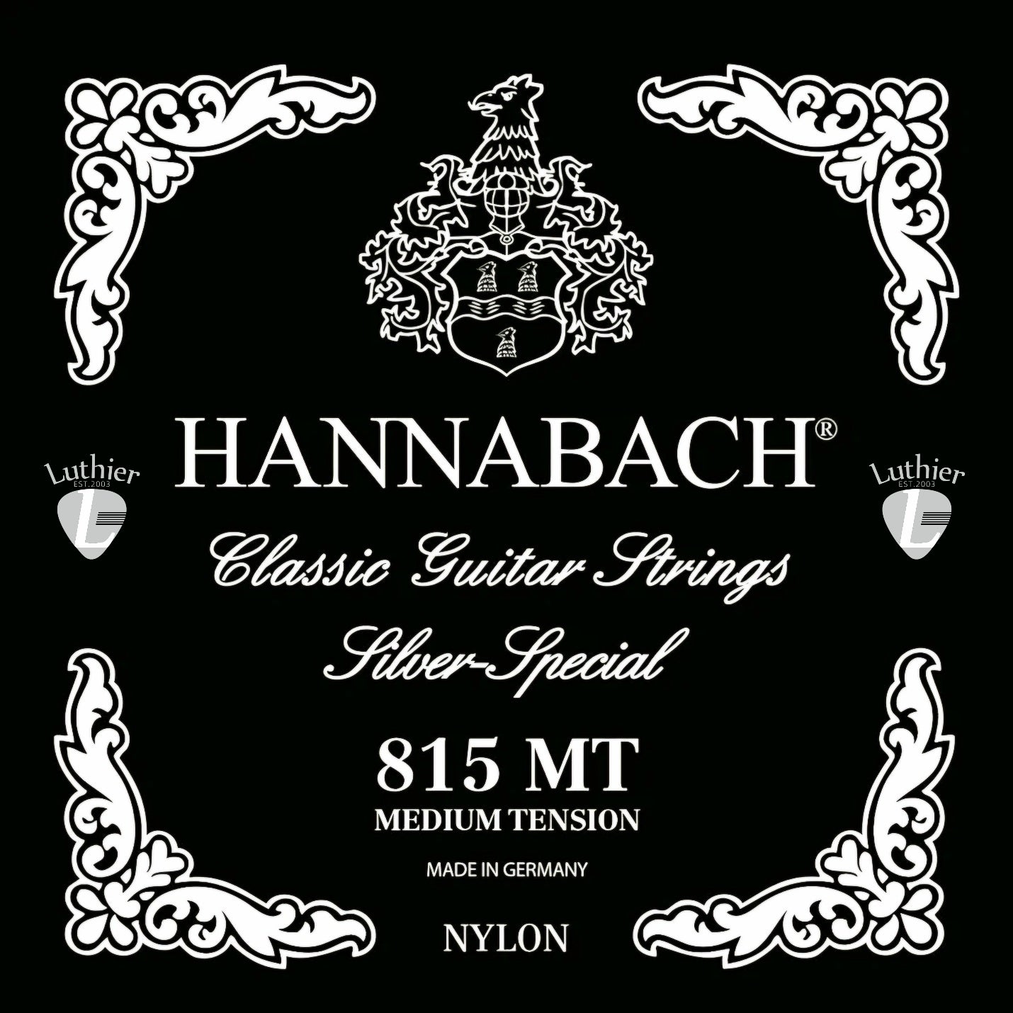 Hannabach 815MT Classical Guitar Strings - Medium Tension | SYF & Concert Performance