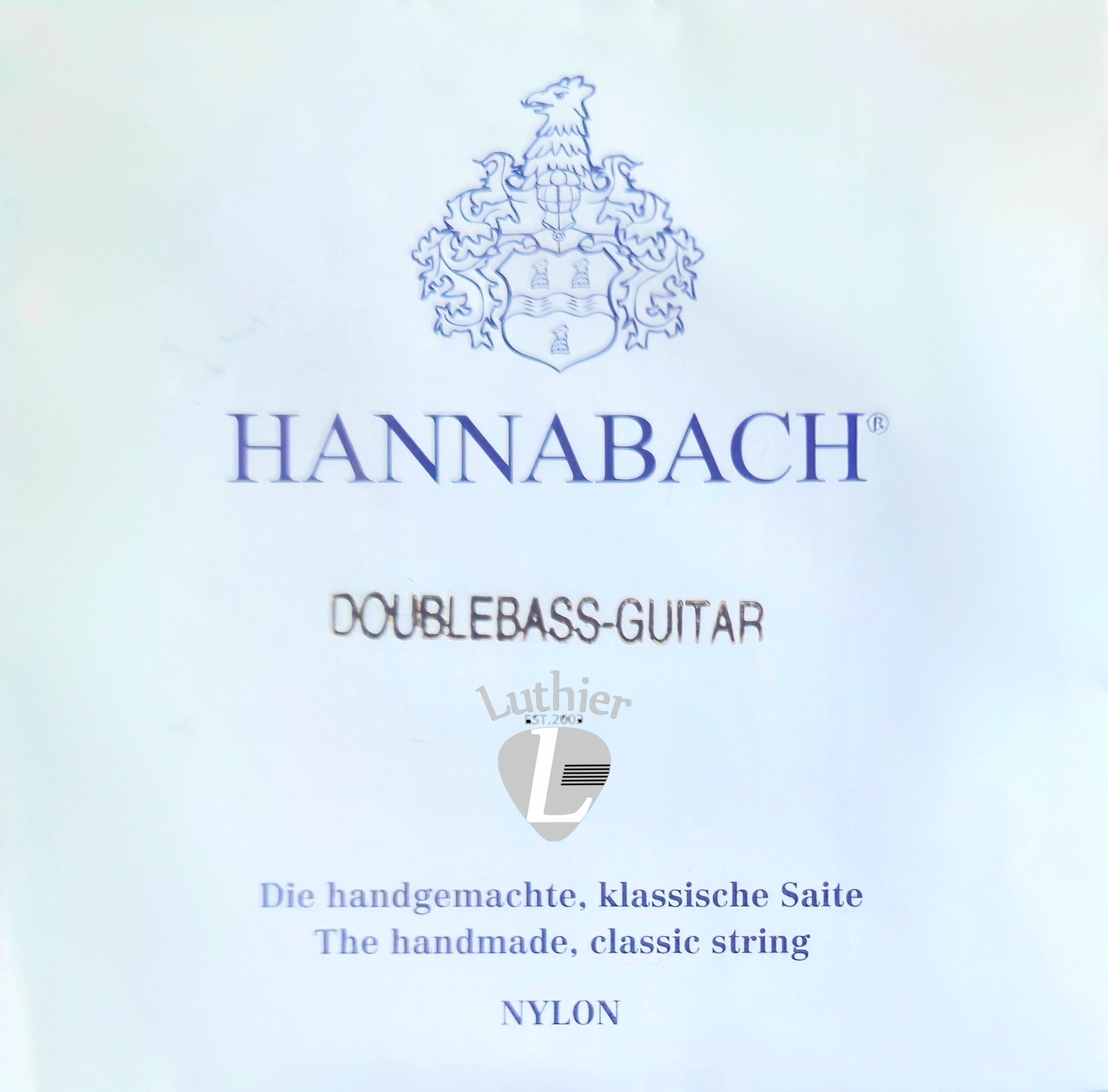 Hannabach Contra Bass Classical Guitar Strings - Medium Tension - 75cm ...