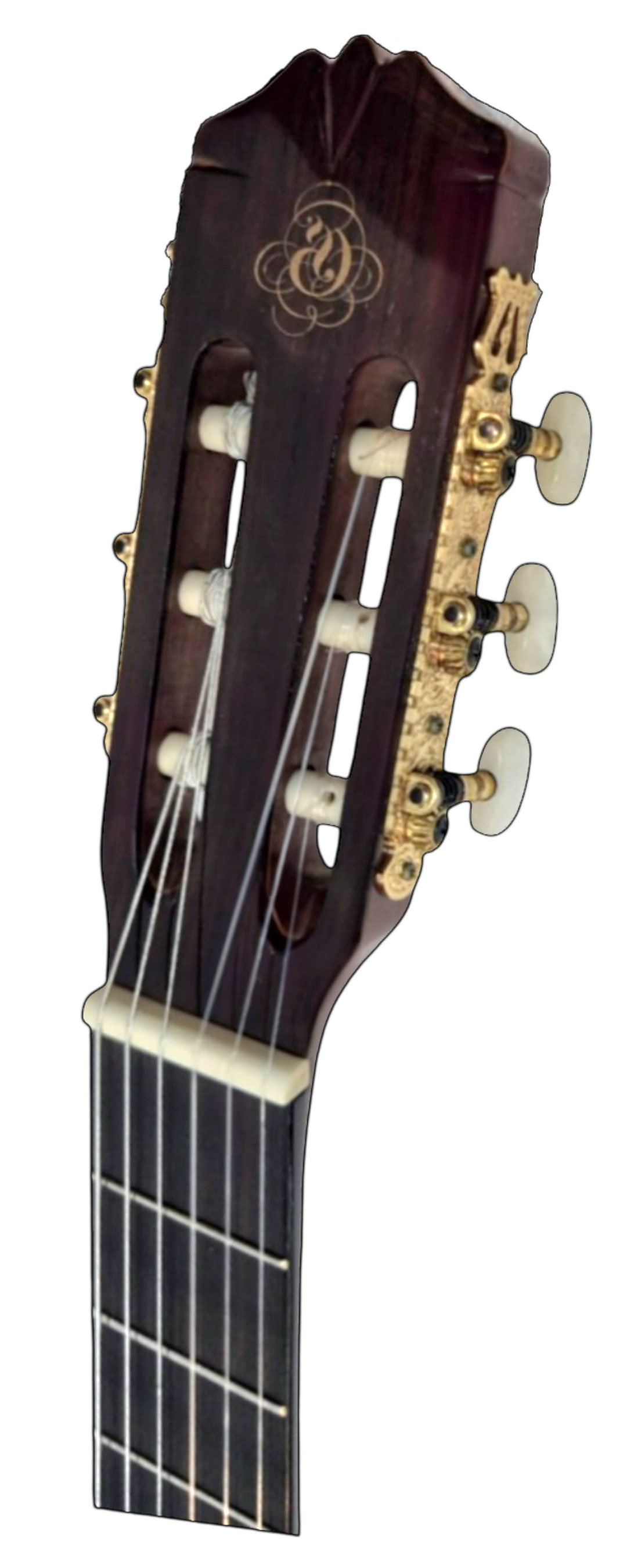Handmade classic guitar Head stock traditional style