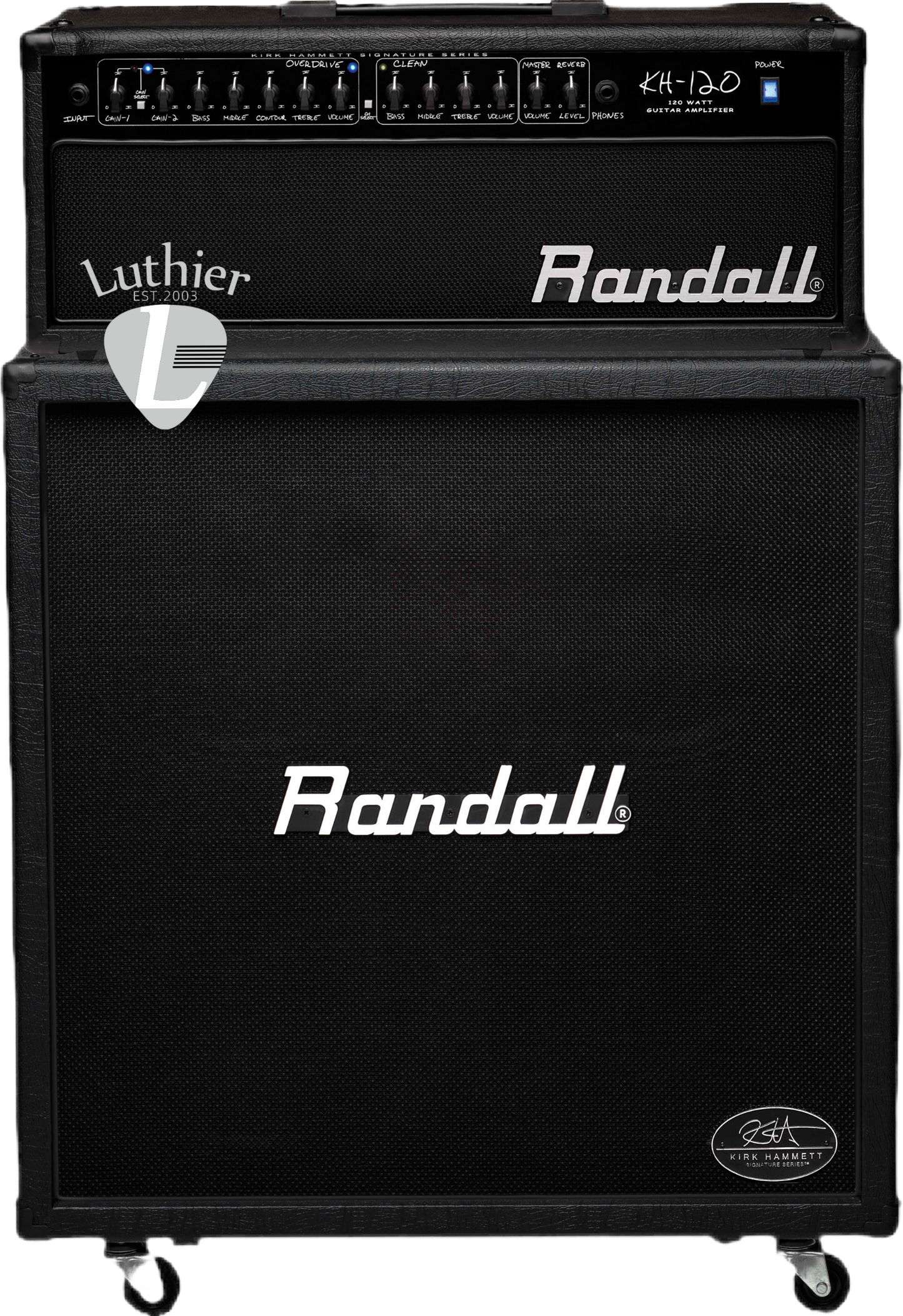 Kirk Hammett Signature Stack Amp: KH120R 120W Head + KH412 4x50W Celestion Cabinet