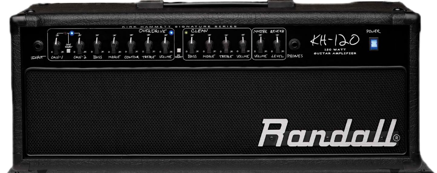 Kirk Hammett Signature Stack Amp: KH120R 120W Head + KH412 4x50W Celestion Cabinet