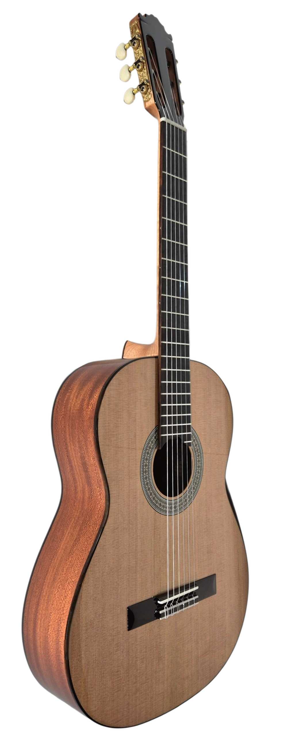 Luthier Classic Guitar model Catalonia Cedar Top Deluxe Gold HeadMachine Low strings action