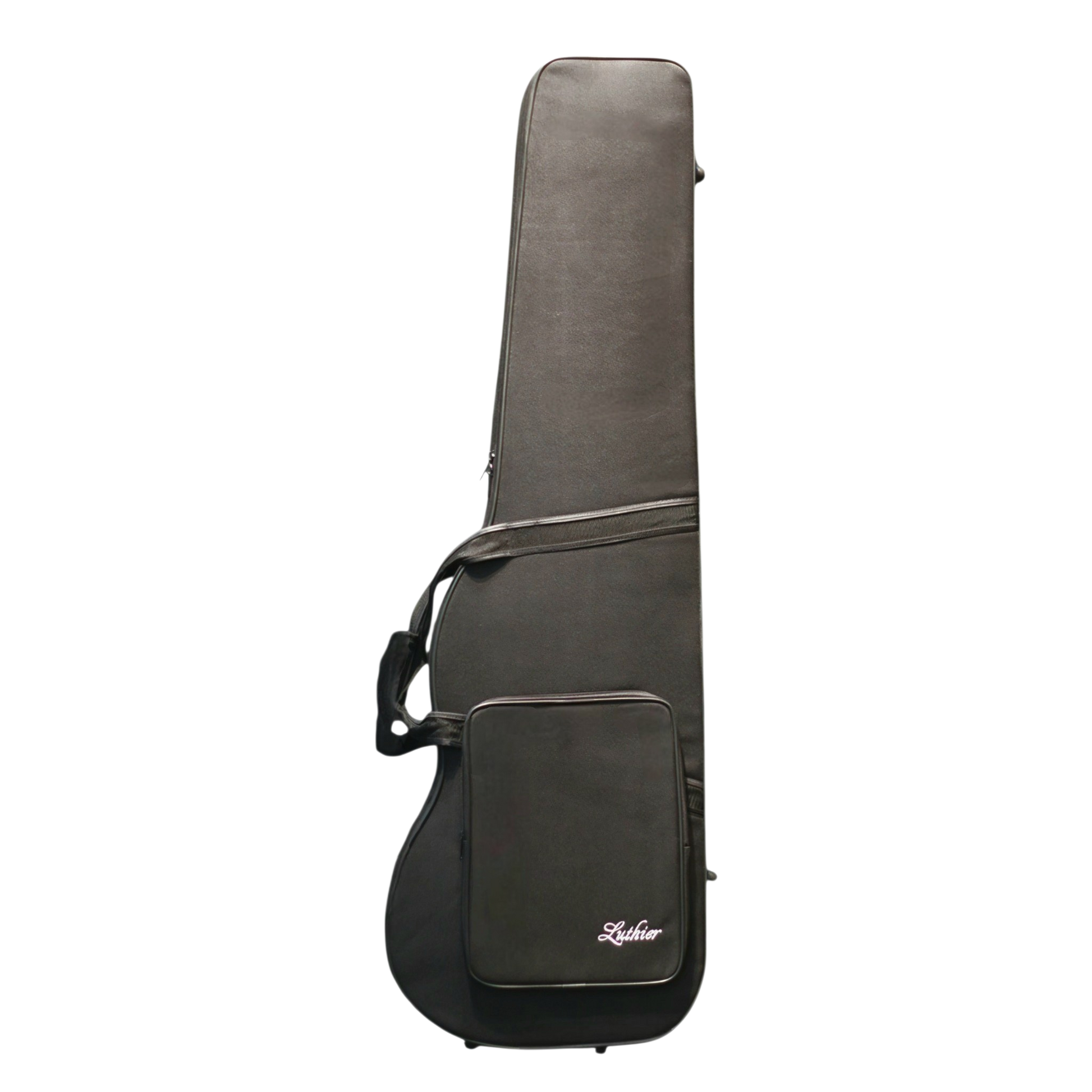 Luthier BASS EPS Expanded PolyStyrene molded foam for Bass Black Fabric with 2x4-legs with 1 Large Front Pocket