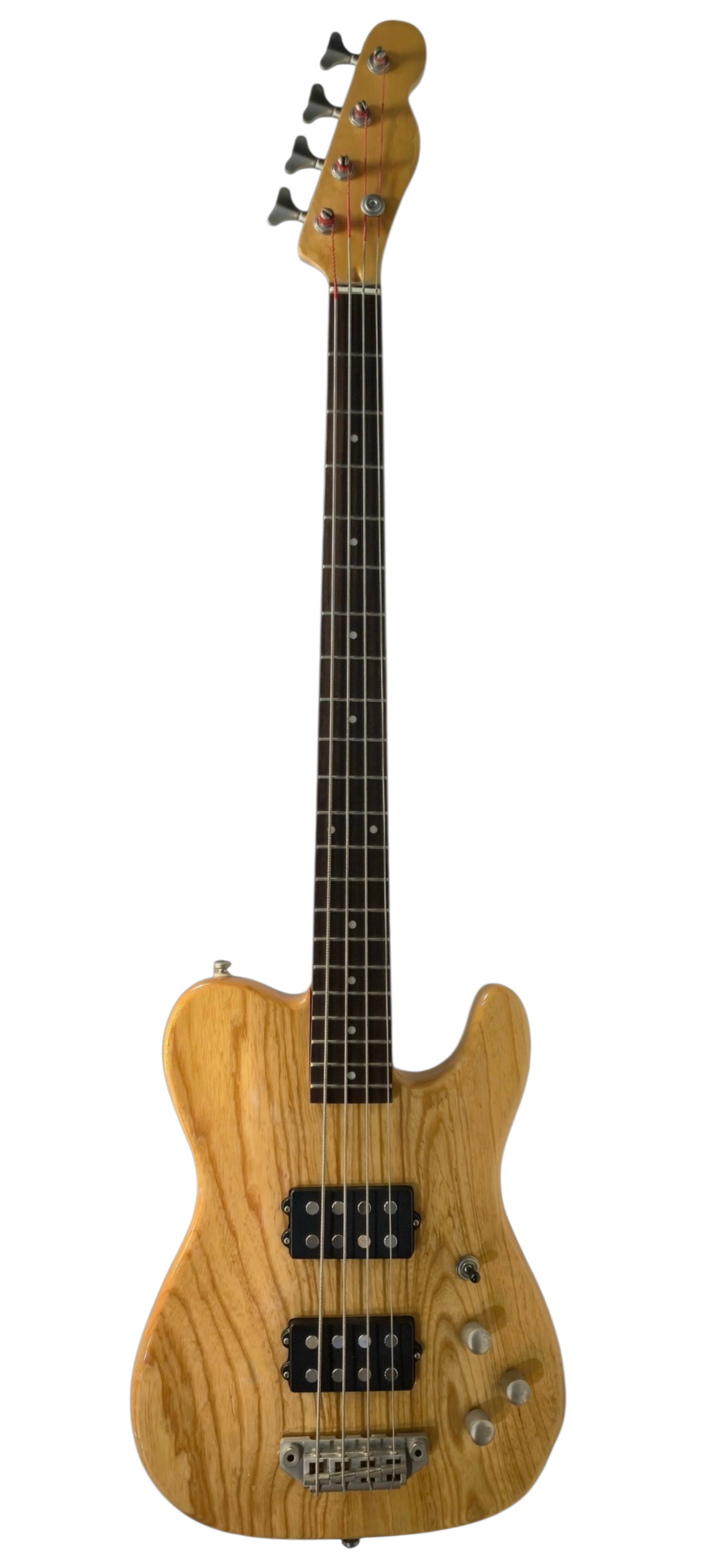 Luthier Blond SAB-724-2H SwampAsh-BASS electric guitar Dual Alnico-V 2MMB MusicManBass magnetic coils system