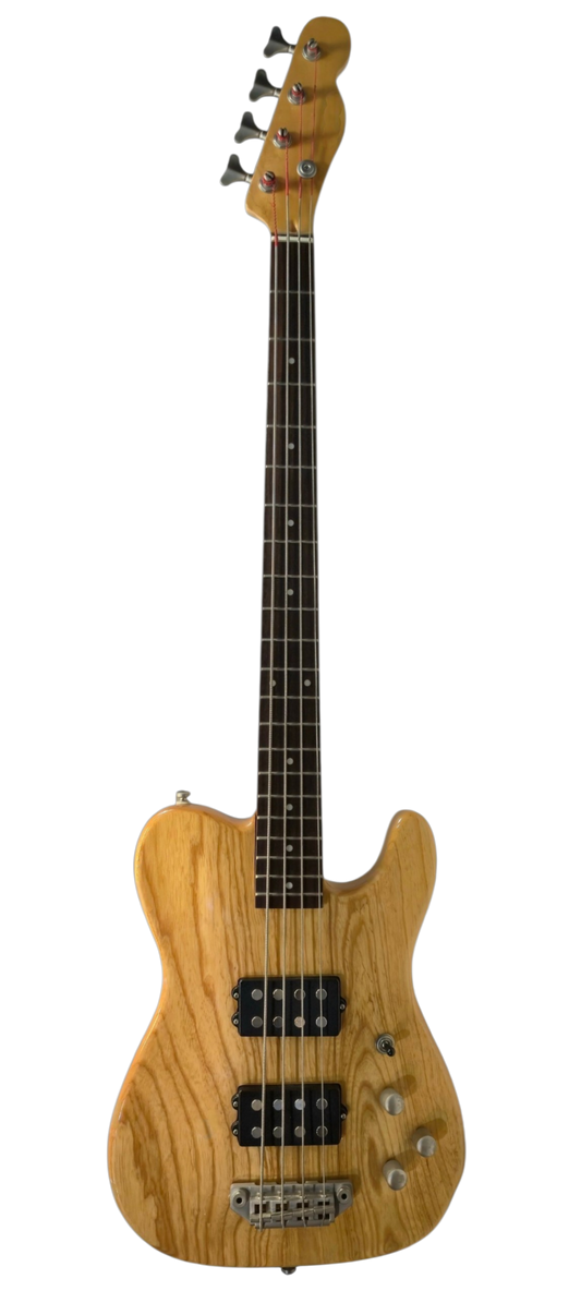 Luthier Blond SAB-724-2H SwampAsh-BASS electric guitar Dual Alnico-V 2MMB MusicManBass magnetic coils system