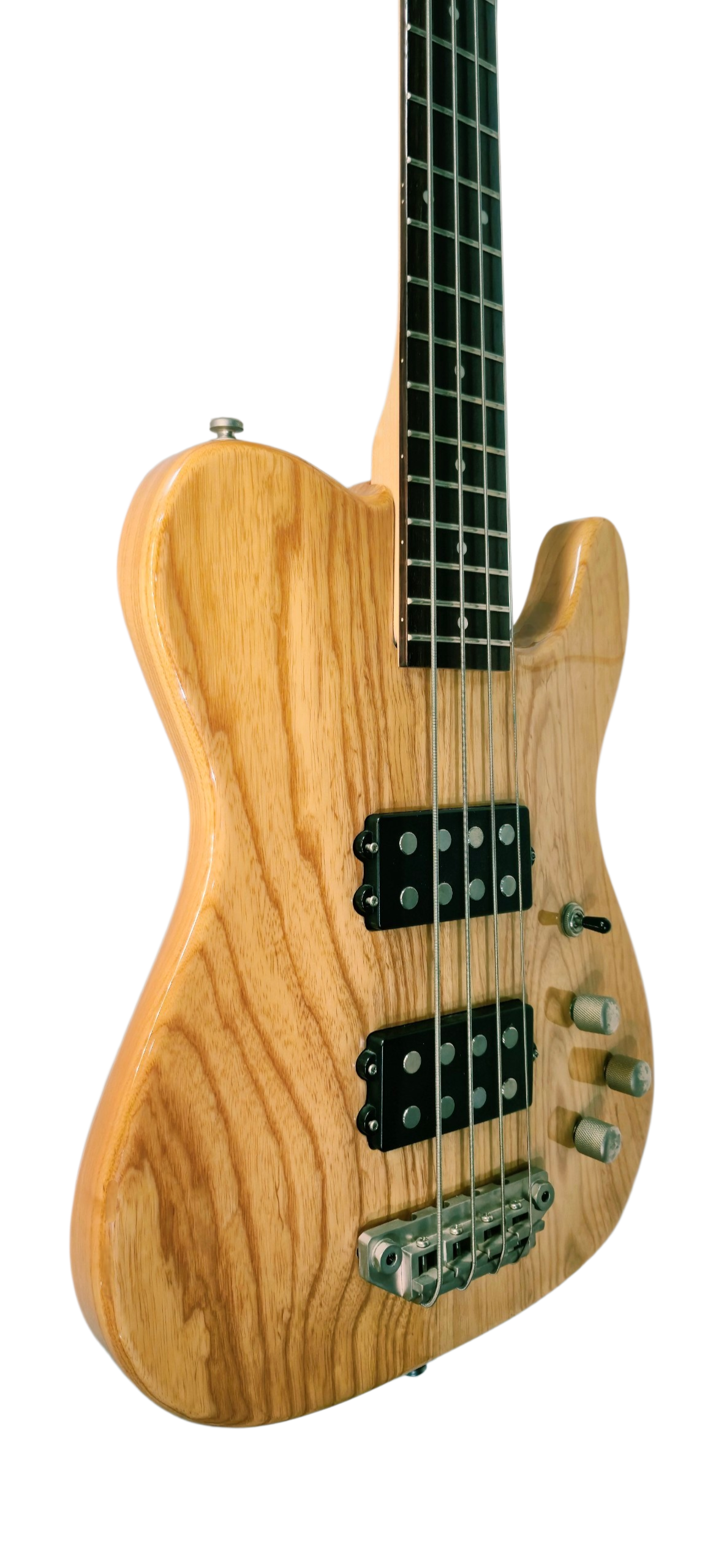 Luthier Blond SAB-724-2H Telecaster-BASS body Solid Seamp Ash all nickle hardware