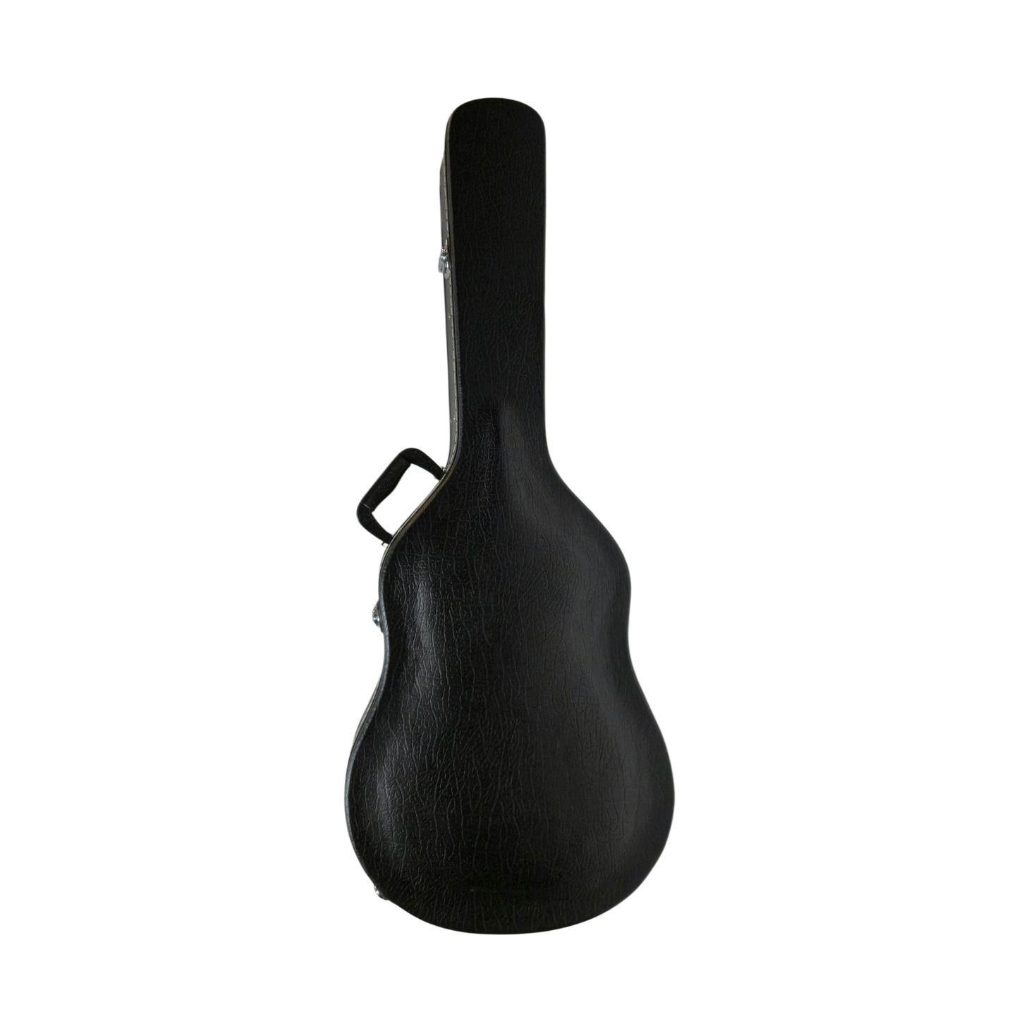 Luthier Classic Guitar Arch-Top Hardcase Black Wooden Leatheroid, Chrome Locks, hinges & legs