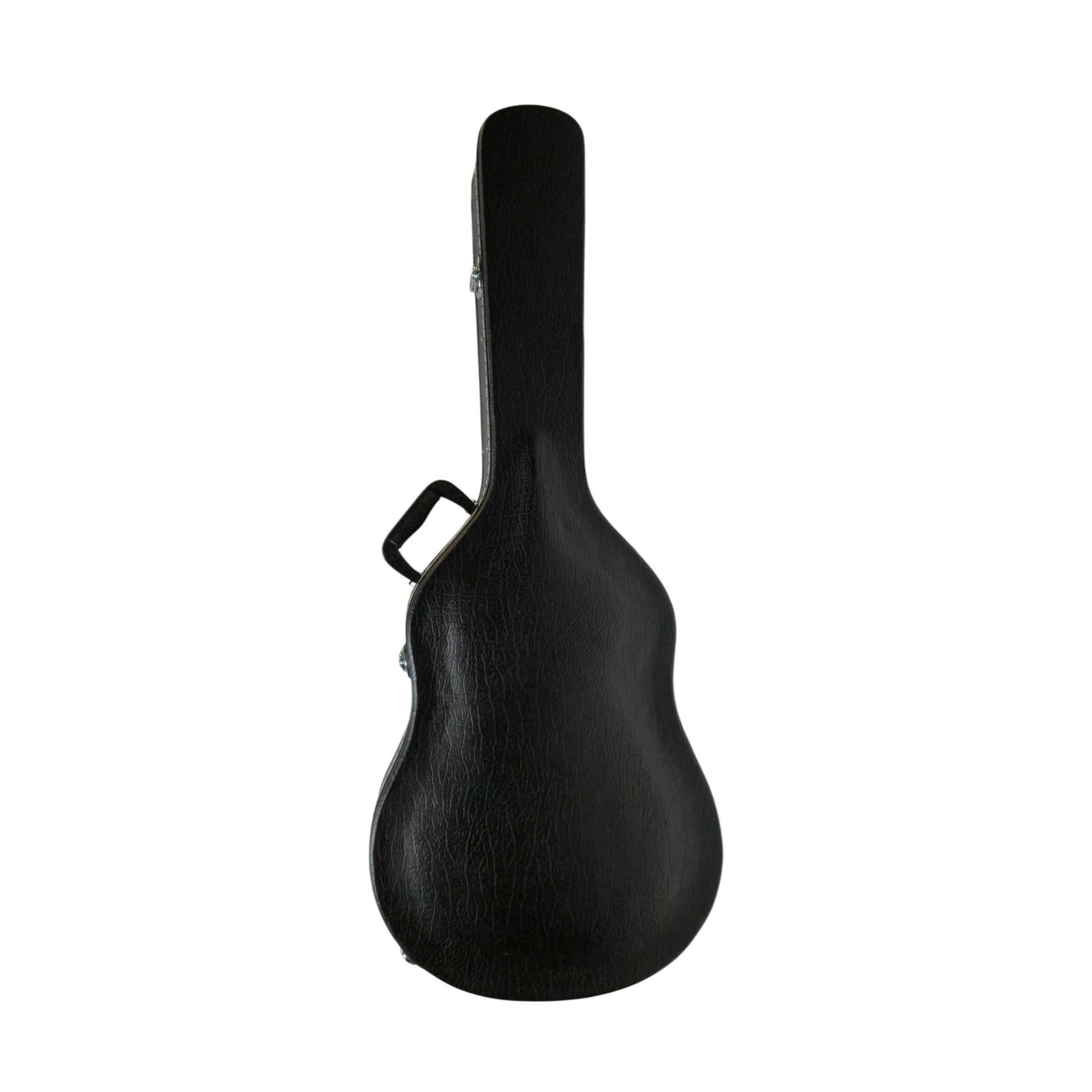 Luthier Classic Guitar Arch-Top Hardcase Black Wooden Leatheroid, Chrome Locks, hinges & legs