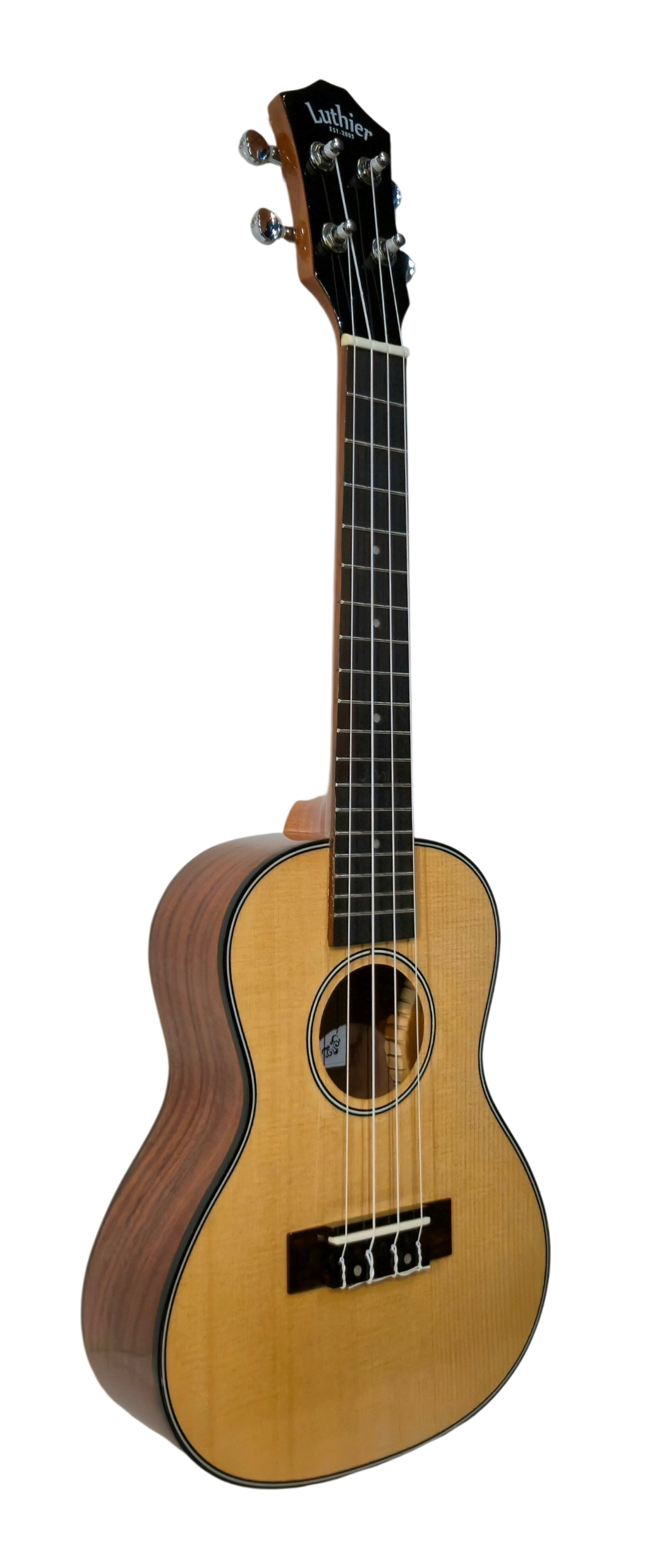 Luthier UC-KOA Deluxe Exotic Koa Uke for profound Resonance premium quality