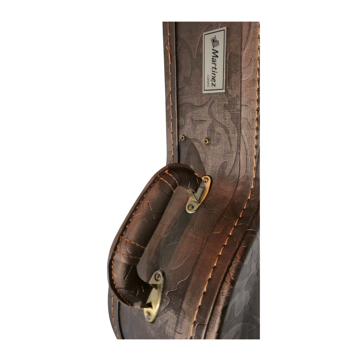 Martinez Premium Leatheroid Classic Brown Hard Case