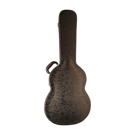 Martinez Premium Leatheroid Classic Brown Hard Case