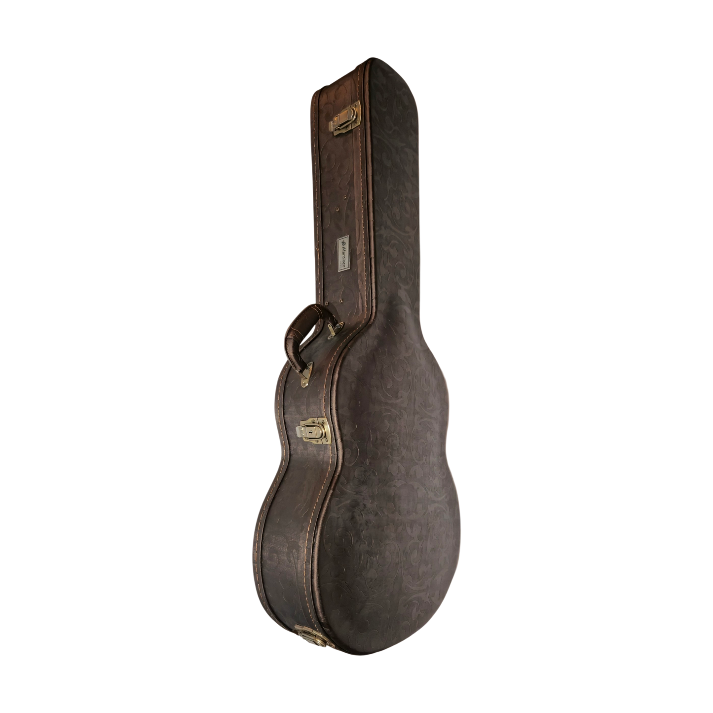 Martinez Premium Leatheroid Classic Brown Hard Case