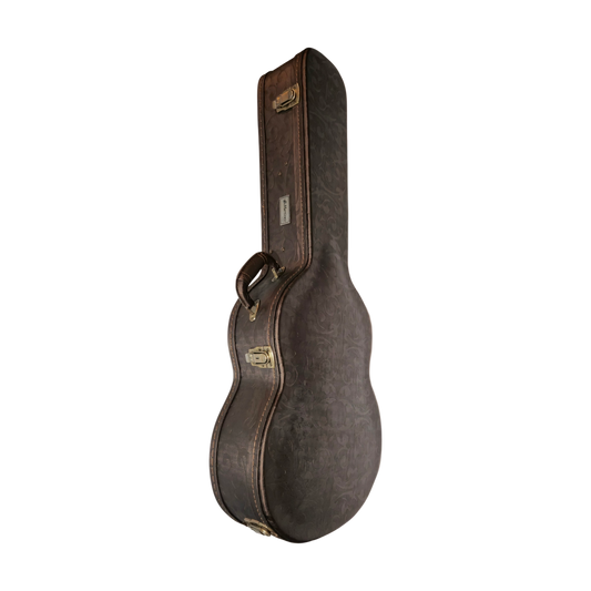 Martinez Premium Leatheroid Classic Brown Hard Case