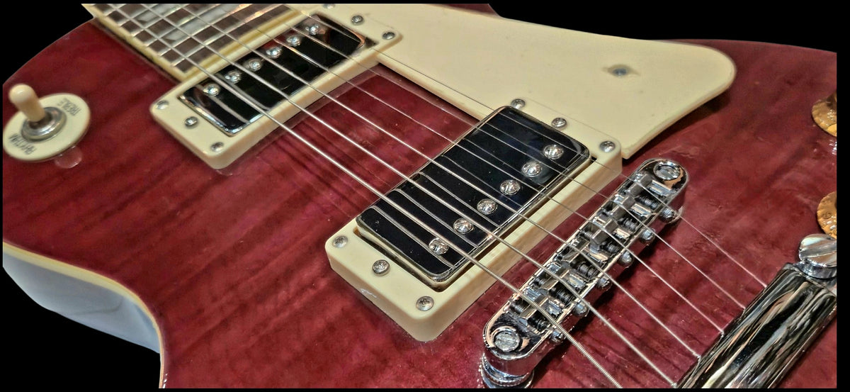 MetalGear-LP-2F-WB LesPaul59 gorgeous flame arch-top fix bridge pick guard standard