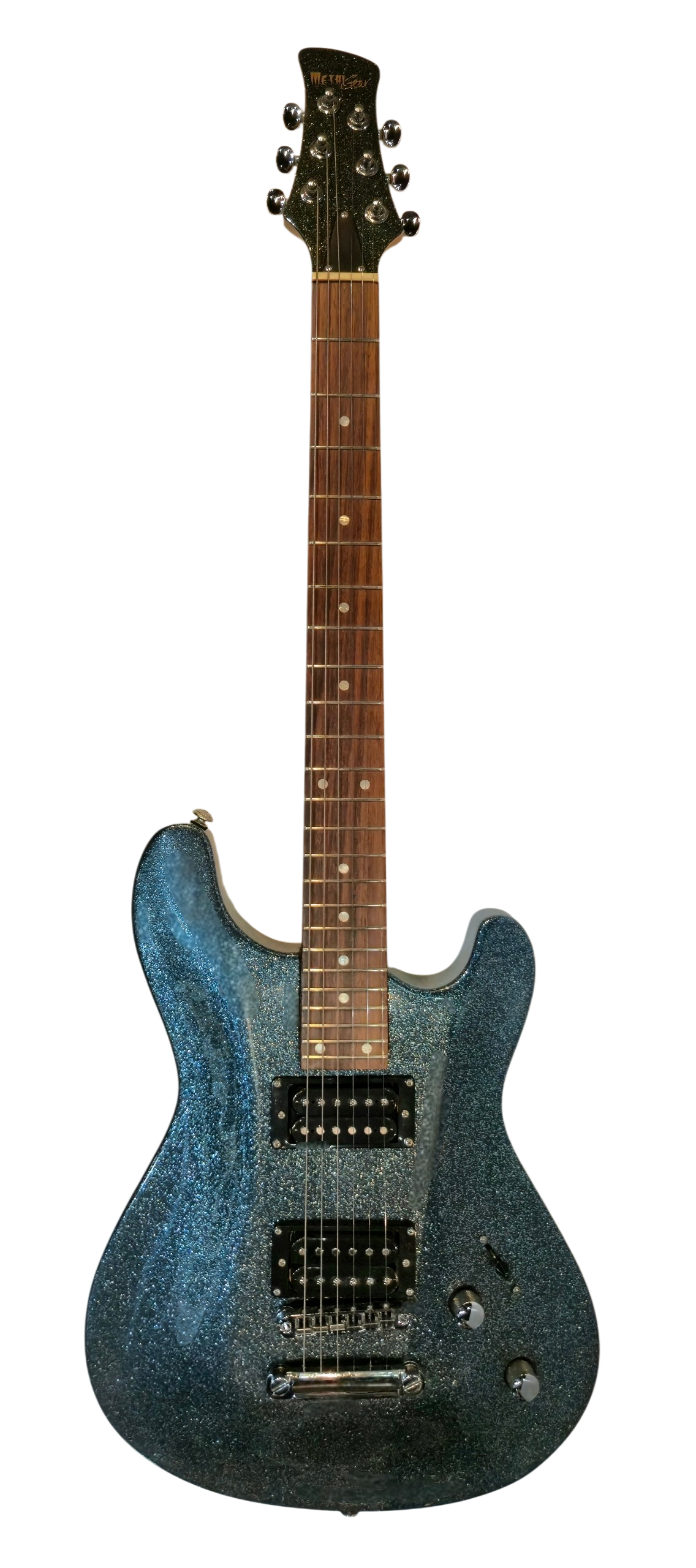 MetalGear-MTG-88SPK-BL the artist Sparkling Blue SuperStrats dual-H 24-frets