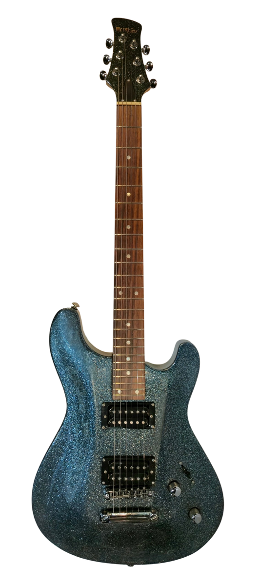 MetalGear-MTG-88SPK-BL the artist Sparkling Blue SuperStrats dual-H 24-frets