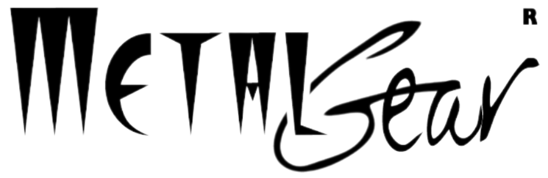 Metal Gear logo with stylized text
