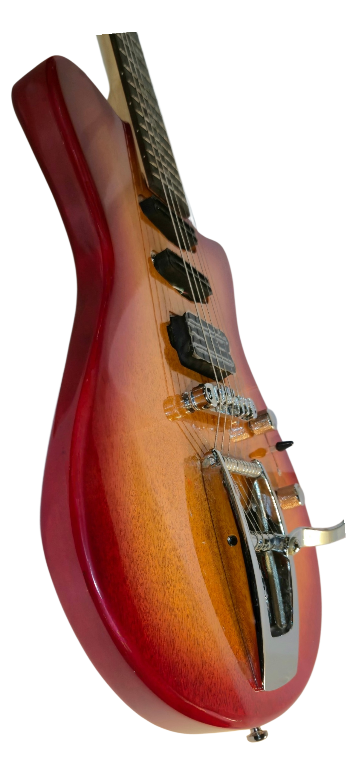 Gorgeous Offset-SS603-CS-CherrySunburst_gloss_Chrome_Bigsby Vibrato dual Rollers