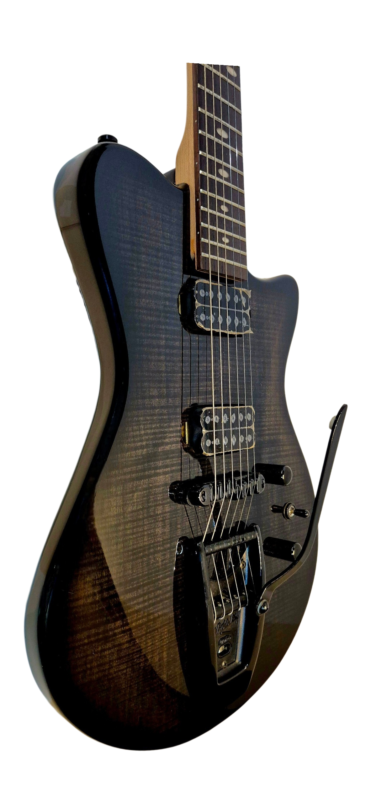 Offset-SS603-FBB-OffsetStrats_H-H_Black_Bigsby_Vibrato Custom Premium guitar