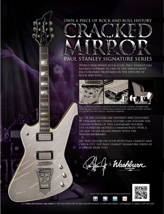 Paul Stanley KISS Signature Guitar PS1600 Washburn | Rock Star