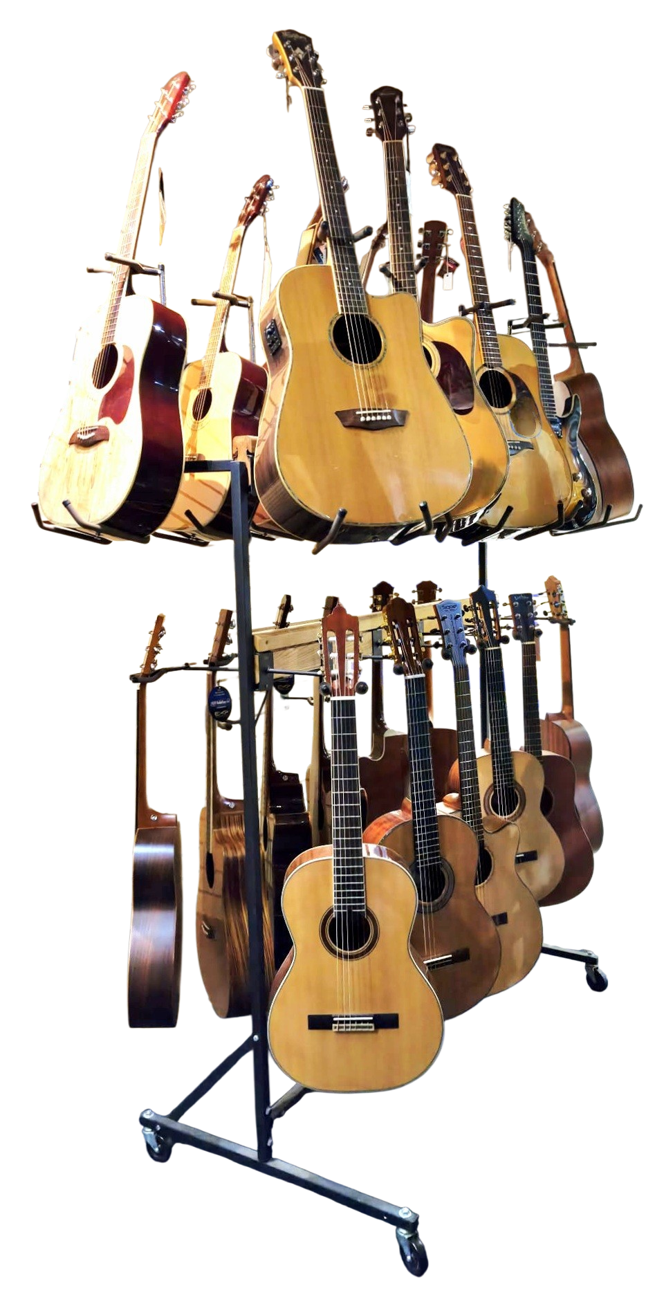 stringswing-ccar-22-heavy-duty-22pcs-acoustic-guitars-rack-display