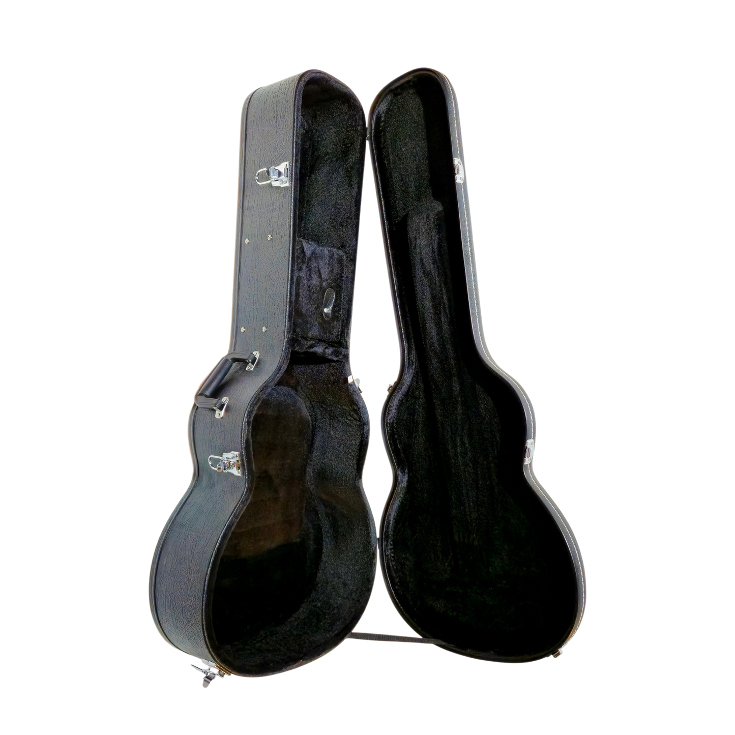 Washburn HardCase GCGADLX padded black fleece interior, neck-rest & compartment for accessory