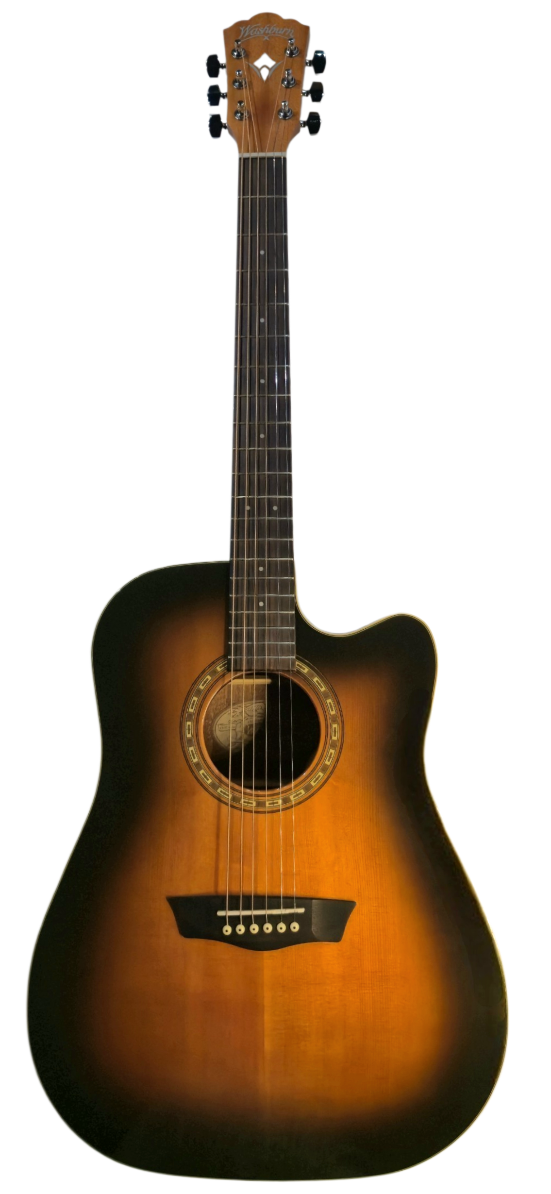 Washburn WD7SCE-ATB LuthierGuitar Tobacco Burst